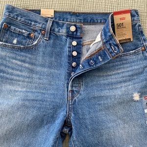 NEW - Distressed Levi’s 501 Original